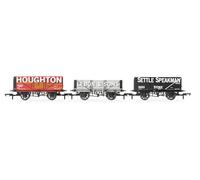 Hornby R60116 Triple Wagon Pack, Houghton Main, Thos. Lebon & Sons & Settle Speakman-Era 3 Rolling Stock Wagons Juguete, Multicolor