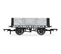 Hornby R60294 Charles Abell Vagón de 4 tablones n.º 214 | Accesorio de juguete de tren, carro de calibre 00 para juego de tren, material rodante para adultos, escala 1:76
