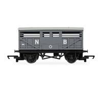 Hornby R60349 Vagón de ganado RailRoad, Material rodante en miniatura, a partir de 3 años