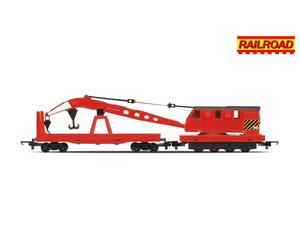Hornby R6881 - Ferrocarril Averías Crane Era 5 Rojo 00 Calibre 1:76 Escala - T48