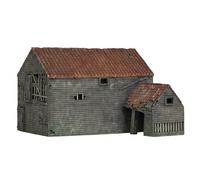 Hornby R7379 Granja Abandonado Ferrocarril Calibre OO, Tren Agregar Paisajes, Dioramas, Bosques, Edificios y Más, Kits de Fabricación, Accesorio Modelo a Escala 1:76, Color