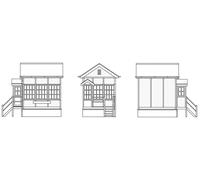 Hornby R7393 Accesorios de Caja de señal Chinnor - Edificio de Resina para Siste
