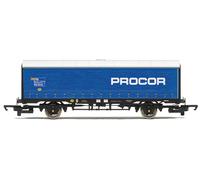 Hornby Vagones R60267 Railroad Procor, furgón PVA - Tren de Juguete de la época 8, vagones y Carga de Escala 00 para Juego de Trenes, maquetas para Adultos - Regalo a Escala 1:76