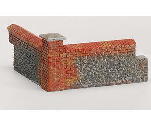 Hornby Skaledale Valla De Pared De Ladrillo Para Vía 00 - Esquinas - R8978