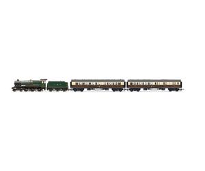 Hornby Steam Train - R30376 RailRoad GWR, Class 1000, 'County of Merioneth' Trai