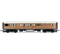 Hornby, Tren LNER, vagón mixto con freno, era 3 | Era 3 - Juguete de tren de calibre 00 para juego de tren, modelos de material rodante para adultos, modelo a escala 1:76