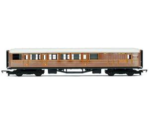 Hornby, Tren LNER, vagón mixto con freno, era 3 | Era 3 - Juguete de tren de calibre 00 para juego de tren, modelos de material rodante para adultos, modelo a escala 1:76