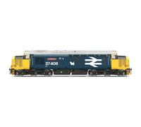 Hornby TT:120 TT3035M BR - Clase 37-37408 Locomotora Diesel 'Loch Rannoch' Era 8 Modelo de Tren