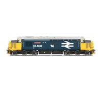Hornby TT:120 TT3035TXSM BR - Clase 37-37408 'Loch Rannoch' (DCC Sound Fitted) Locomotora diésel Era 8 Modelo de Tren