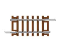 Hornby TT8011 Vía Recta de Calibre TT, Piezas de vía adicionales para Juegos de Modelos de ferrocarril, Piezas de vía de Tren de Juguete, Incluye: 1 Cuarto de Recta de 41,5 mm, Pasatiempos Hombres