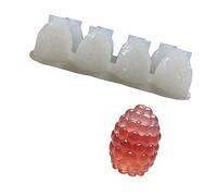 Horneado de silicona de 8 cavidades para hacer postres creativos y divertidos, jaleas y pudines, moldes para postres para hornear