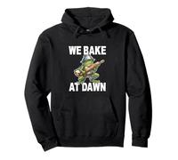 Horneamos en Dawn Frog Baking and Baker Women Ideas únicas Sudadera con Capucha
