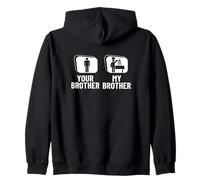 Horneando a tu hermano mi hermano hermana Funny Baker Sudadera con Capucha
