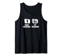 Hornear a tu marido mi marido esposa divertido panadero Camiseta sin Mangas