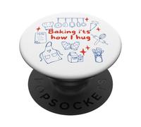 Hornear es como Abrazo Divertido Panadero PopSockets PopGrip Adhesivo