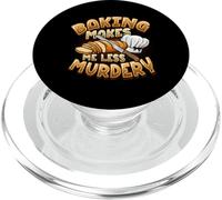 Hornear Me Hace Menos Asesinato Funny Baker PopSockets PopGrip para MagSafe