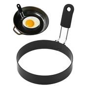 Hornear Moldes De Panqueques - Huevos Para Freír En Grande | Molde De Anillos De Panqueques Plegables Reutilizables | Freír Arandelas De Huevo | Moldes Para Hornear Huevos Antiadhesivos | Molde