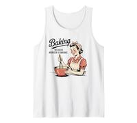 Hornear porque el asesinato está mal Horneado divertido Camiseta sin Mangas