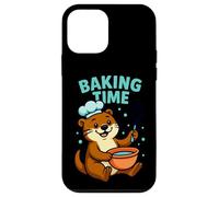 Hornear Tiempo Lindo Nutria Chef batidor Dibujos Animados Humor Carcasa para iPhone 12 Mini