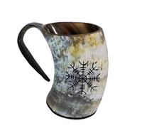 Hornerey B-05-G Taza con Grabado, Cuerno de búfalo