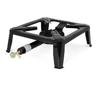 Hornillo a Gas 7000W con Quemador de Hierro Fundido 17 cm para Uso Exterior | Hornillo de Gas Butano 1 Fuego | Calentador a Gas para Camping | Fogon Butano 42,5 x 15 x 58,5 cm