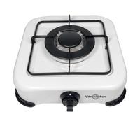 Hornillo a gas Vitrokitchen 152BB compacto triple corona 3600 W portátil blanco