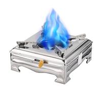 Hornillo Alcohol Camping | Portátil Estufa Camping | Hornillo de Alcohol Quemador con Soporte Acero Inoxidable | Estufa de Alcohols Potencia Fuego Ajustable para Senderismo en Casa
