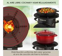 Blumfeldt Hornillo cohete Oshima Estufa de camping ecológica móvil de acero