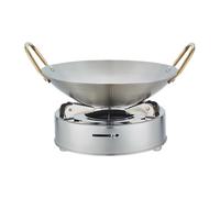 Hornillo de alcohol - Equipo de cocina al aire libre | Quemador portátil de espíritu con olla - Para excursionistas, viajeros, pescadores, excursiones, picnics, playa, viajes por carretera y campo