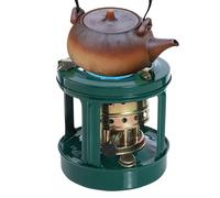 Hornillo de camping, estufa de barbacoa, quemador resistente al , con 8 mechas de algodón, para camping, senderismo, cocina, 2-3 personas