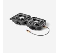 Hornillo de camping gas plegable 2 quemadores Kemper Talla única