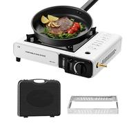 Hornillo de Camping Portátil, Estufa De Cassette Portátil, Quemador De Cassette Estufa, Hornillo deG-as Compacto, Ignición electrónica Para Barbacoa, Picnic, camping, festivales, salidas