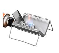 Hornillo de camping portátil para camping, estufa de camping plegable, pequeño horno de cassette para camping, equipo de cocina de camping resistente para camping, picnic