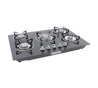 Hornillo de gas de 5 fuegos, cocina de gas empotrable, cocina de gas empotrable, gas natural propano