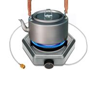 Hornillo de gas | Hornillo de camping a prueba de viento, quemador portátil de gas 7800 W para camping, senderismo, picnic, cocina al aire libre