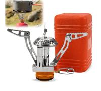 Hornillo de Gas para Camping de 3000 W - Quemador Ultraligero Con Caja de Transporte para Senderismo, Trekking, Pícnic y Salida