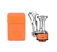 Hornillo de gas portátil para camping, hornillo de mochilero resistente al viento y a la corrosión de aleación de aluminio para cocinar al a
