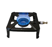 Hornillo de Gas Portátil para Cocina Exterior ,Ideal para Camping, Paellas y Caza, con Quemador de Alta Potencia y Estructura Metálica Reforzada
