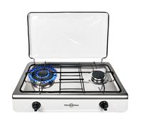 Vitrokitchen 252Bb - Hornillo Gas Butano 2 Fuegos Acero Inoxidable