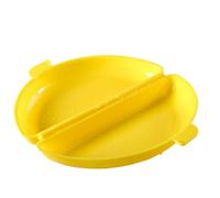Hornillo de microondas para huevos - Máquina de huevos de microondas | Máquina de sándwich de silicona | Sartén de tortilla portátil para huevos escalfados a largo plazo con tapa | Cocedor de vapor