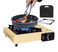 Hornillo De Propano De Un Quemador - Estufas De Camping Portátiles - Utensilio De Cocina Para Jardín Playa Picnic Autocaravana Acampada Viaje Caza Pesca