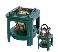 Hornillo de queroseno para camping, práctico horno de queroseno para exteriores con 8 mechas, hornillo de picnic para camping, estufa de queroseno, hornillo de camping para aventuras al aire libre