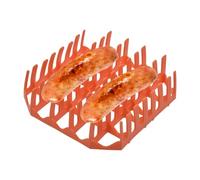 Hornillo de tocino de silicona para horno - Bacon Maker Microondas - Utensilios de Cocina Air Fryer Accesorios para Cocinar, Salchichas, Rollos de Pizza, Taquitos