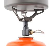 Hornillo de viaje, hornillo de camping - Hornillo de bolsillo plegable,Hornillo de propano, estufa de camping ligera, herramienta de cocina al aire libre para senderismo con mochila en el hombro