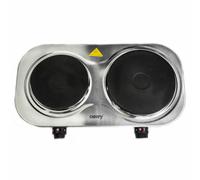 Hornillo Eléctrico Doble, 18,5 cm y 15,5 cm, 1500/1000 W, Regulador Temperatura