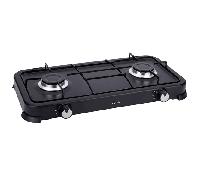 Jata JECG2702 Cocina de Gas Portátil 2 Zonas Negro