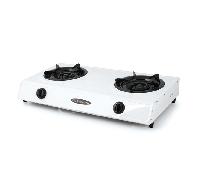 Orbegozo FO 2600 - Hornillo a gas, gas butano o propano, encendido piezoeléctrico, dos quemadores de triple corona, uso exterior, pies antideslizantes