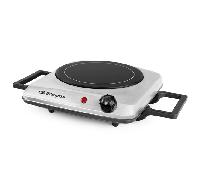 Orbegozo PCE 4050 - Placa vitrocerámica, termostato regulable, cuerpo de acero inoxidable, piloto de funcionamiento, 1200 W
