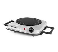 Placa vitrocerámica 177mm 1200W (Acero inoxidable) - ORBEGOZO