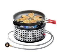 Hornillo para camping | 15800 W Quemador de llama de alta potencia - Hornillo de mochila para senderismo y trekking | para barbacoa, picnic, cocina al aire libre, camping, senderismo, senderismo